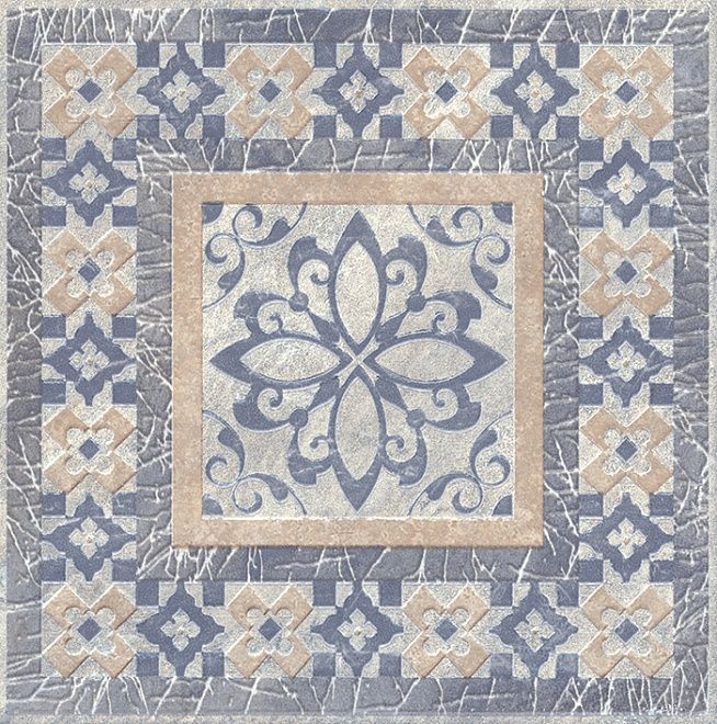 Керамогранит Вставка Бромли серый 19,6x19,6