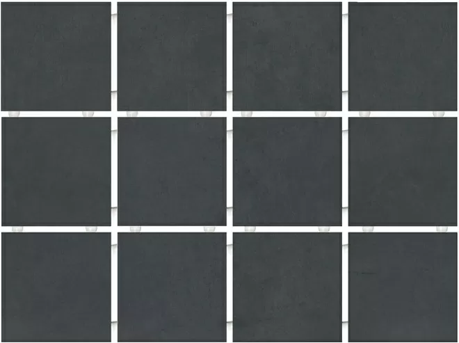 Керамическая плитка kerama marazzi 1291h Амальфи черный матовый (из 12 частей 9.8x9.8x0.7) 29.8x39.8