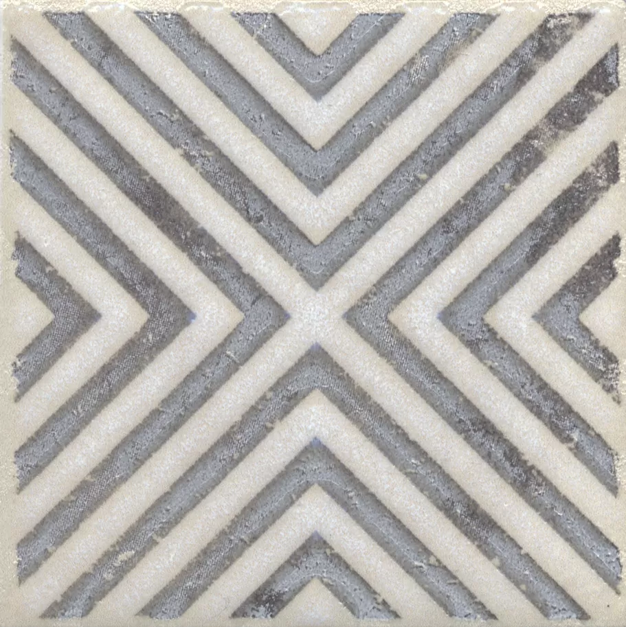 Керамическая плитка Вставка kerama marazzi stg\a403\1266h Амальфи орнамент коричневый 9.8x9.8