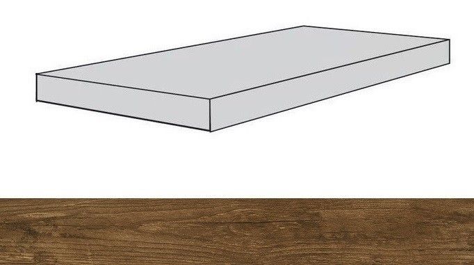 Ступени Айконик Натурал ступень угловая правая 33x160