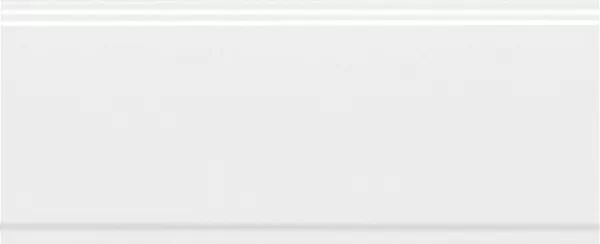Керамическая плитка Бордюр kerama marazzi bda034r Флориан белый матовый обрезной 12x30