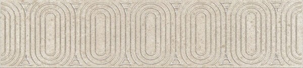 Керамогранит Бордюр Безана бежевый обрезной 5,5x25