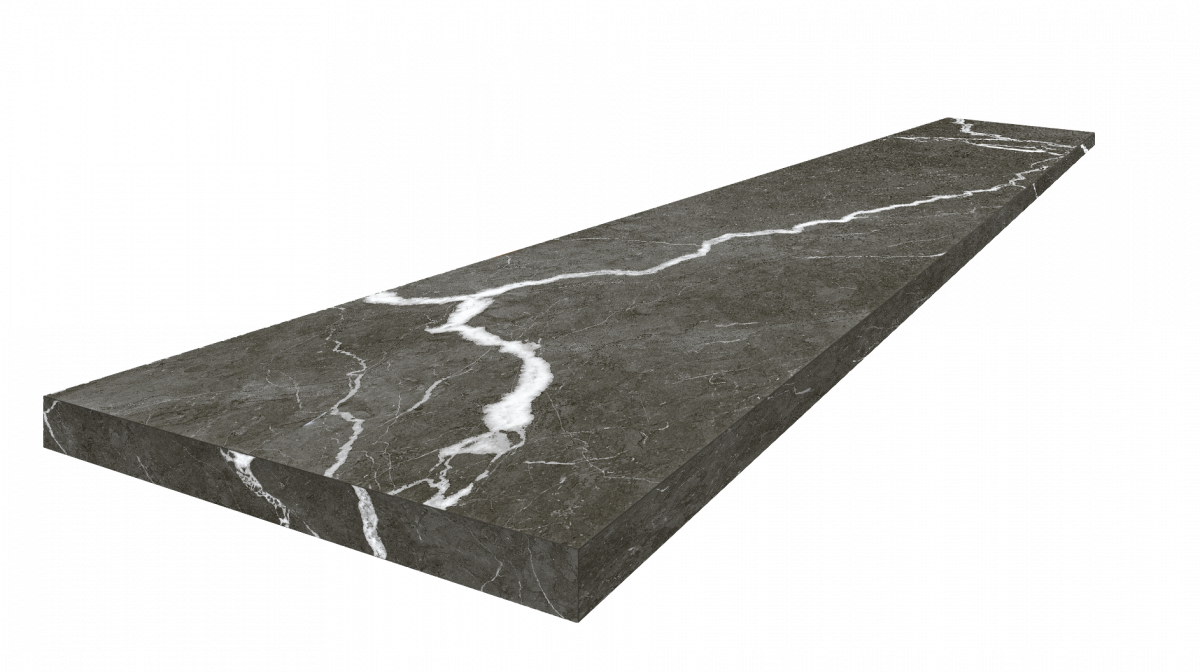 Ступени coliseumgres Микеланджело Дарк угловая левая 620070002496 черный 33x120