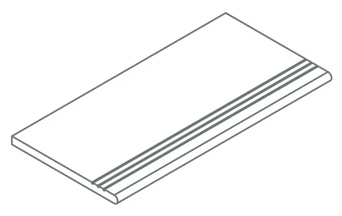 Ступени Италон Магма Минерал закругленная Грип 620040000237 бежевый 30x120