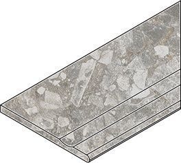 Керамогранит ПЕТРОЛ БОРТИК 30x60 С ВЫЕМКОЙ ЗАКРУГ. 620090000181 30x60