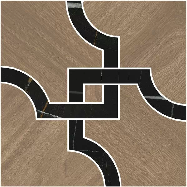 Керамическая плитка Декор kerama marazzi id133 Монтиони наборный матовый 1 30x30