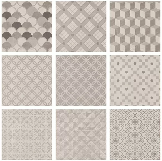 Керамогранит kerama marazzi sg1575n Карнаби-стрит орнамент бежевый 20x20