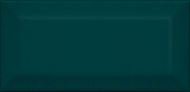 Керамическая плитка клемансо зелёный тёмный грань 7,4x15