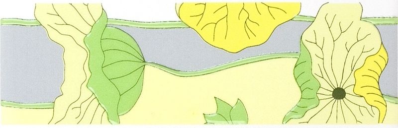 Керамическая плитка Бордюр Городские цветы a41\7071t 6,3x20