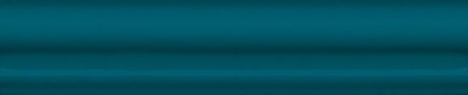 Керамическая плитка Бордюр Багет Клемансо бирюзовый 3x15