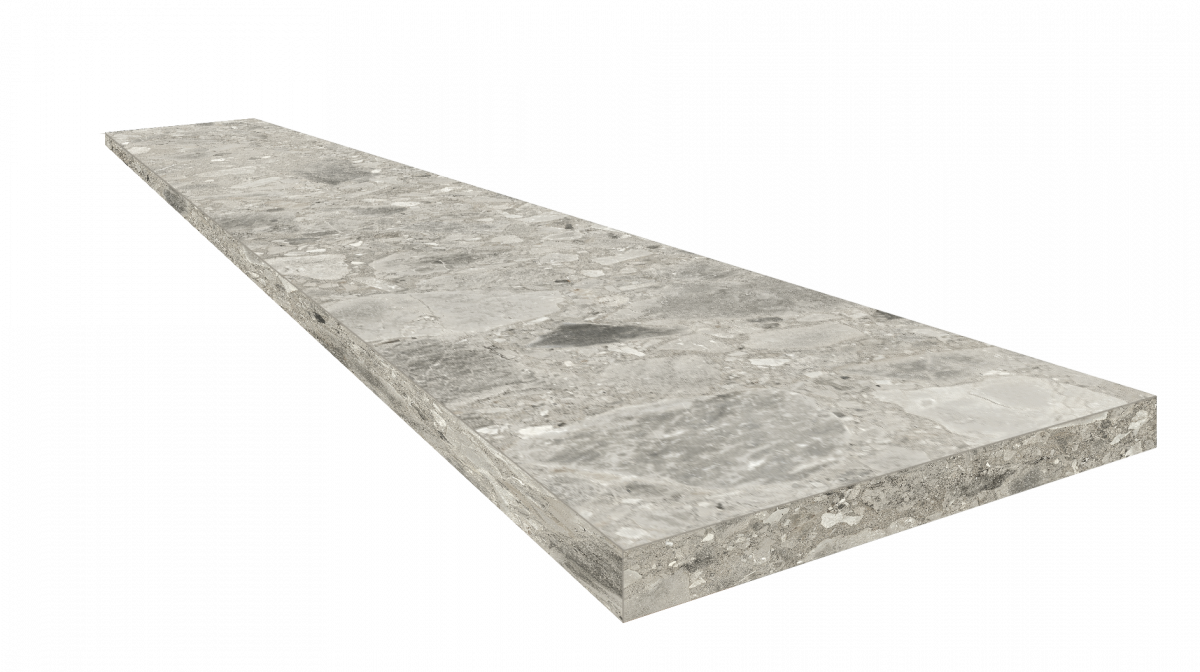 Ступени coliseumgres Брера Грэй угловая левая 620070002485 серый 33x120