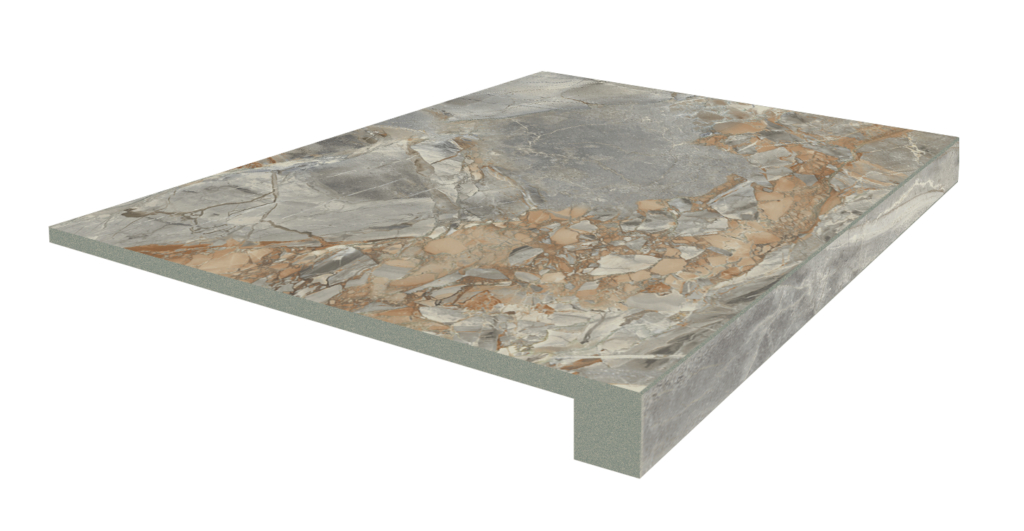 Ступени Верона Серый Ступ.90 Фронт 33x90