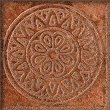 Керамогранит Фриули Красный Вставка Орхидея 