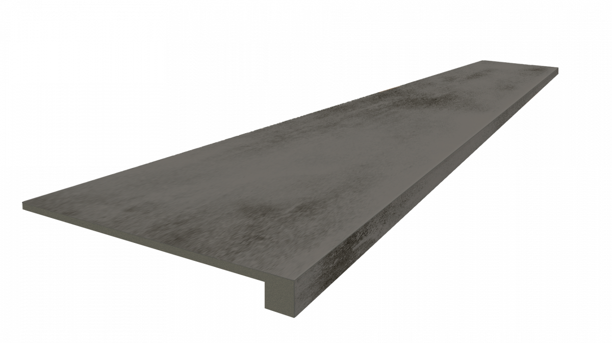 Ступени coliseumgres Астро Блэк фронтальная 620070002472 черный 33x120