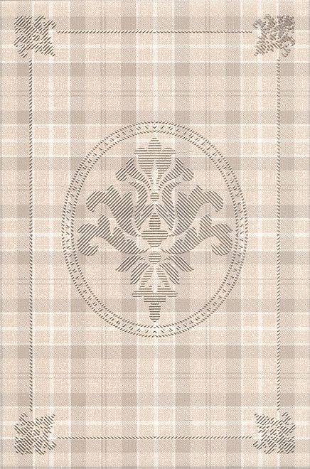 Керамическая плитка Декор Традиция Клетка ad\b178\8236 20x30