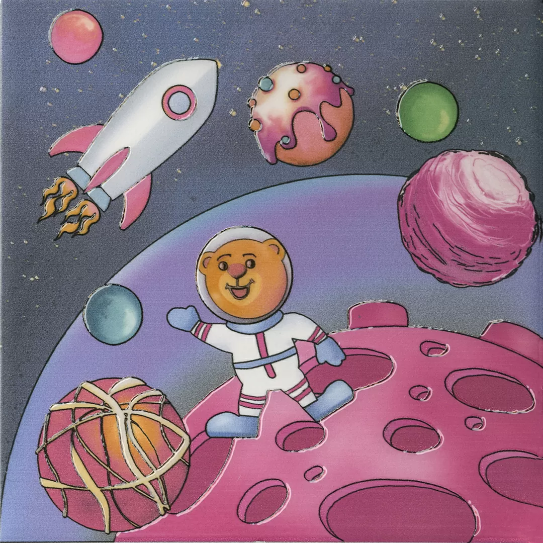 Керамическая плитка Декор kerama marazzi vt\a383\5009 Космос 5 20x20