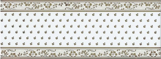 Керамическая плитка декор фонтанка белый 15x40