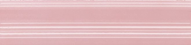 Керамическая плитка бордюр багет розовый 5x20