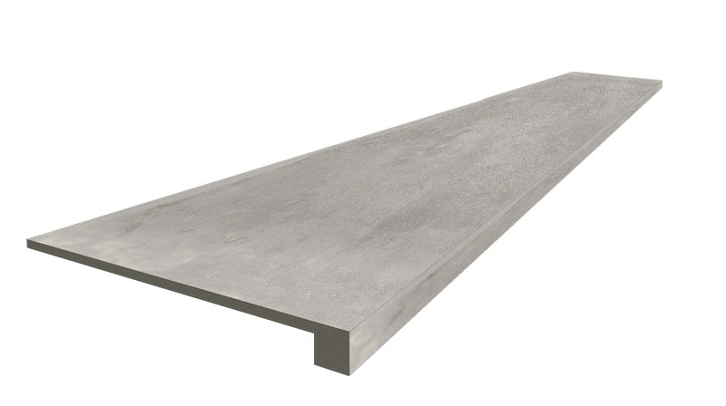 Ступени coliseumgres Экспо Грэй фронтальная 620070002292 серый 33x60