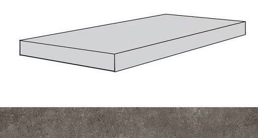 Ступени Дрифт Грей ступень угловая правая 620070001405 33x160