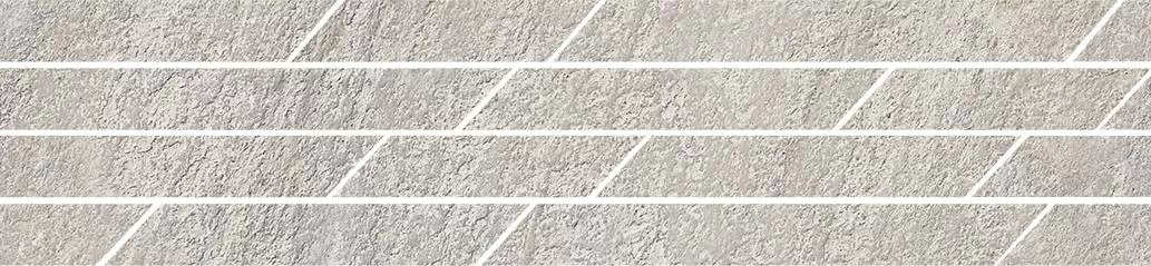 Керамическая плитка Бордюр kerama marazzi sg144\004t Гренель серый мозаичный 9.8x46.8