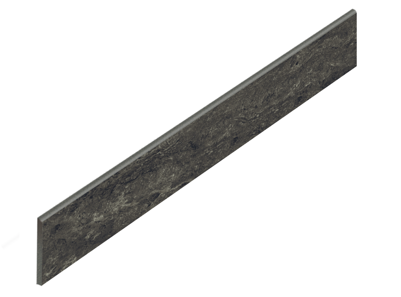 Керамогранит Флоренция Чёрный Плинтус 90 7,2x90