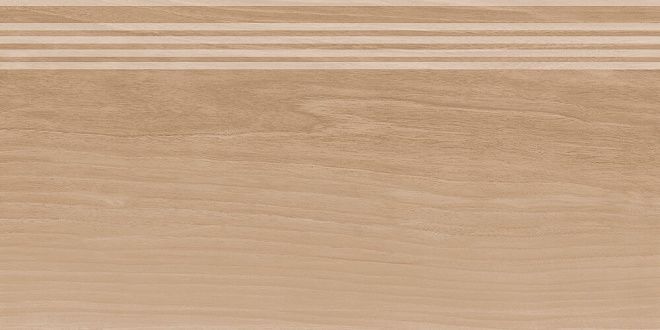 Ступени Ступень Слим Вуд беж темный обрезной 30x60