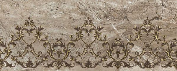 Керамическая плитка talya wall decor brown luks decor rektifiye 30x75
