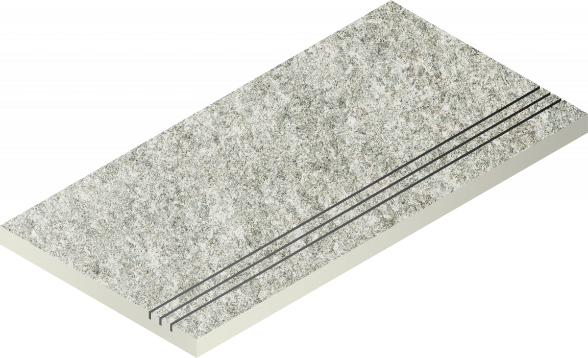 Керамогранит Бортик Нордика Айс грип 620090001055 серый 30x60