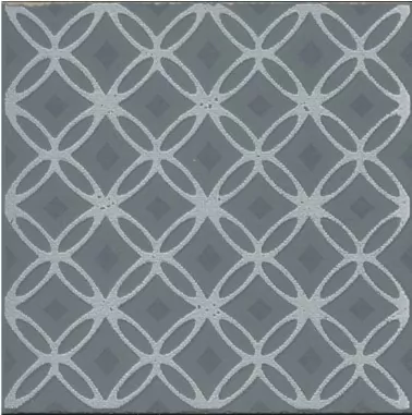 Керамическая плитка Декор kerama marazzi vt\a607\1335 Агуста 1 синий матовый 9.8x9.8