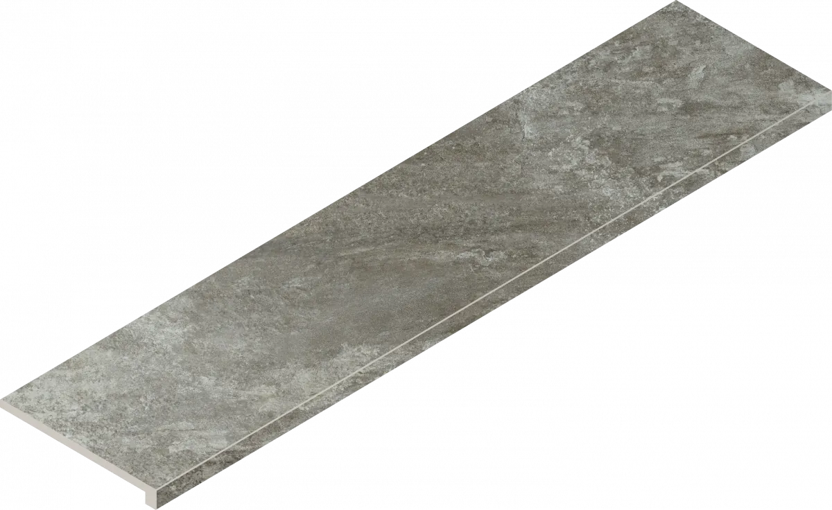 Ступени Италон Магма Фог фронтальная 620070002978 серый 33x120