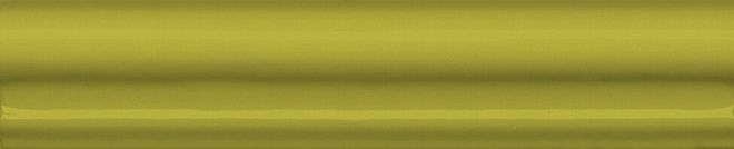 Керамическая плитка Бордюр Багет Клемансо оливковый 3x15