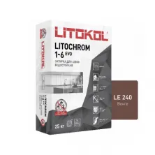 Цветная цементная затирка Литокол LITOCHROM 1-6 EVO 25кг LE.240 венге