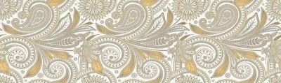 Керамическая плитка astoria paisley ochre 29,8x100