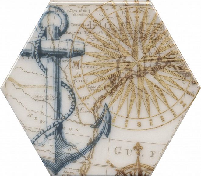 Керамическая плитка Декор Эль Салер hgd\a332\24020 20x23,1