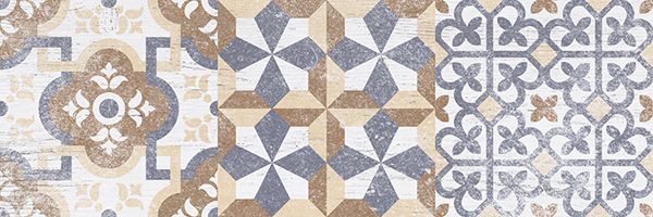 Керамическая плитка pub белый узор 20x60