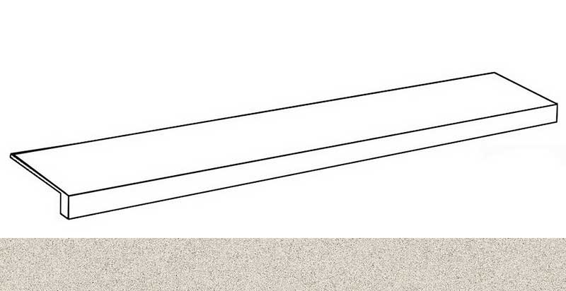 Ступени solid white gradino 30x120