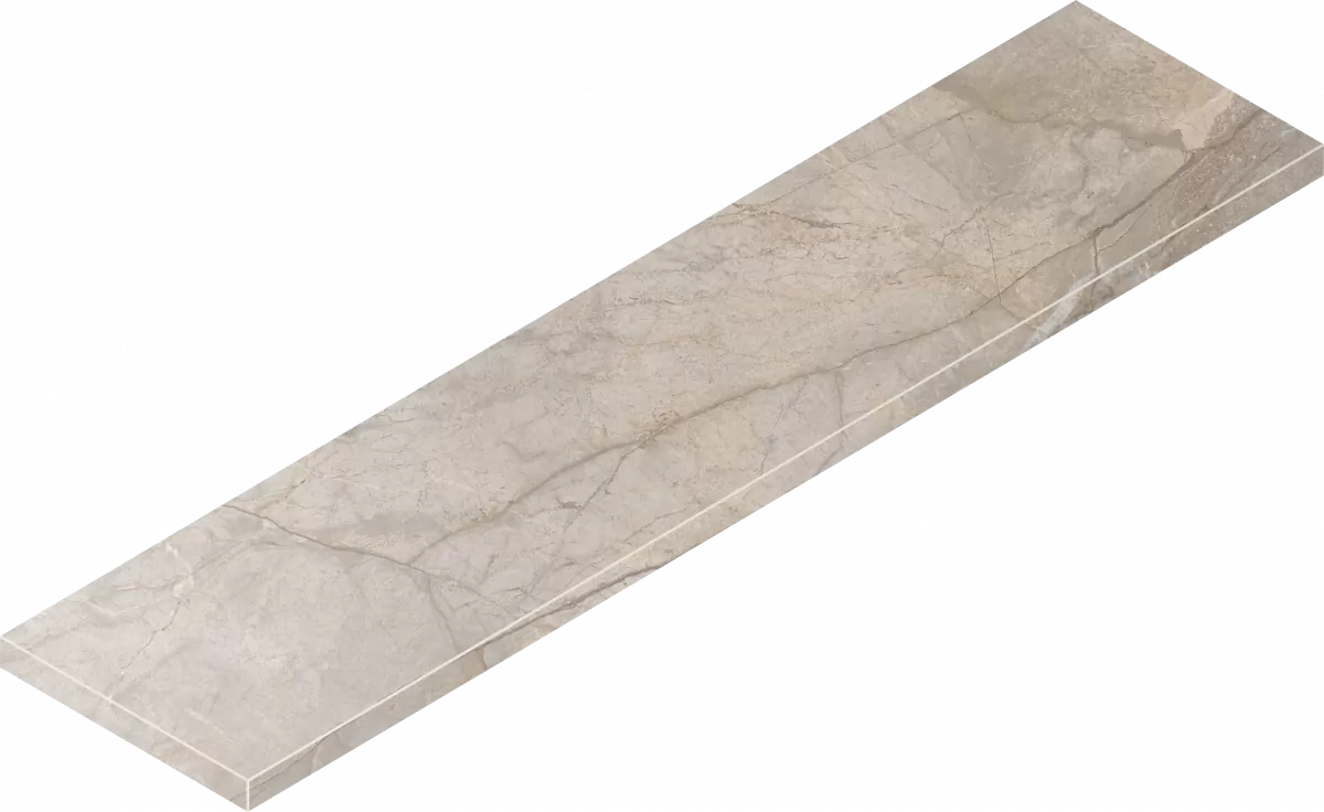 Ступени Италон Стелларис Элегант Сильвер угловая левая 620070002609 серый 33x120