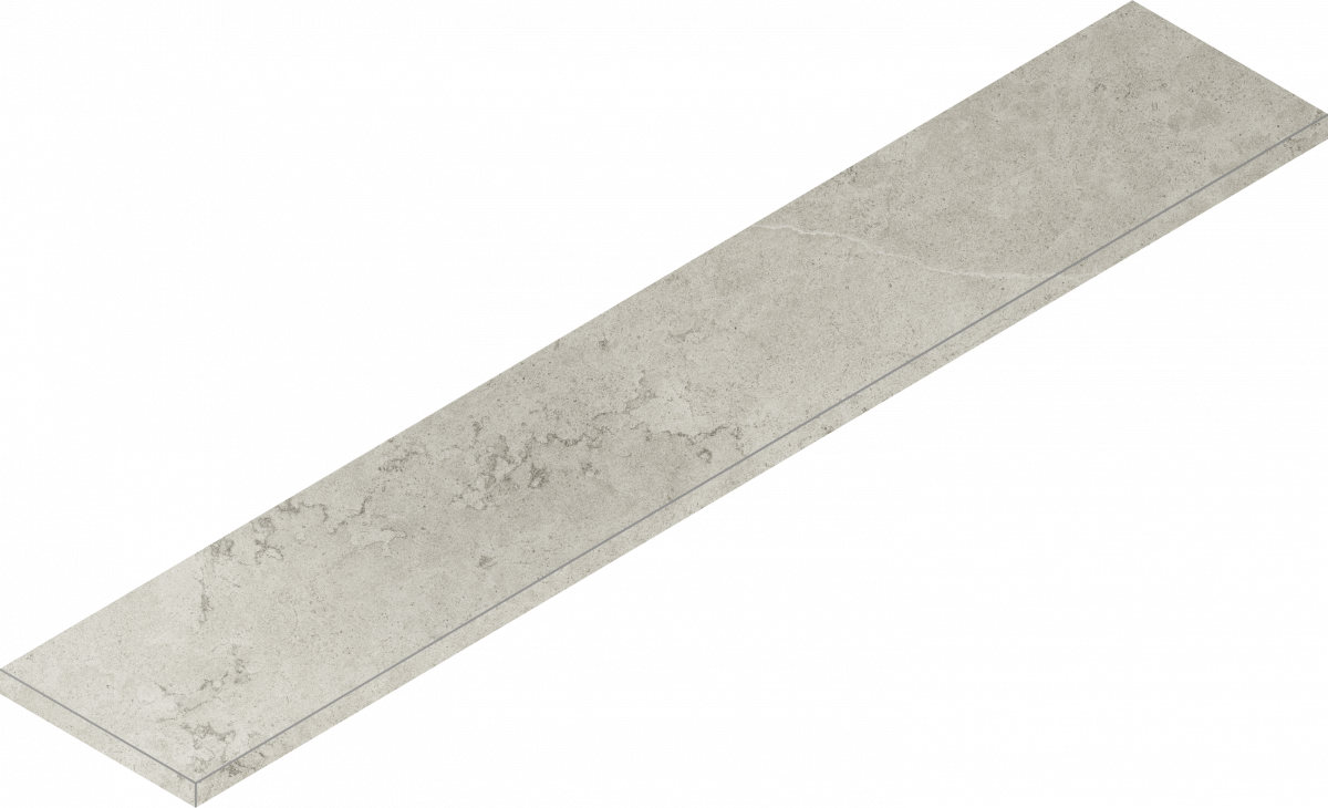 Ступени absolut silver левая 33x160