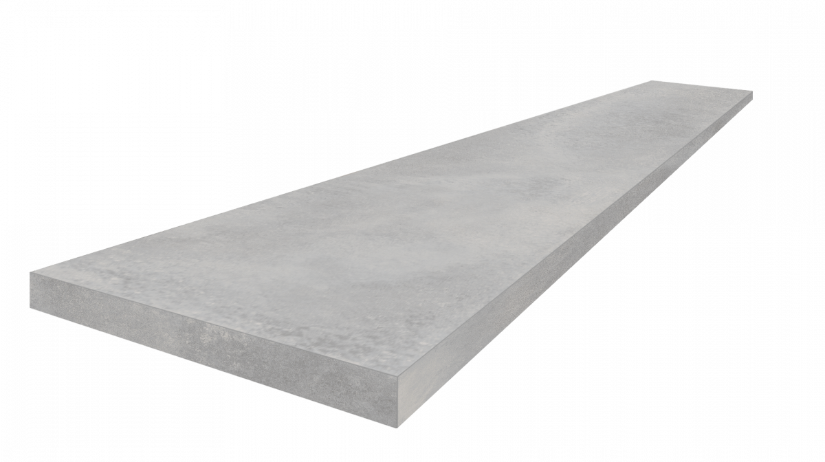 Ступени coliseumgres Астро Сильвер угловая левая 620070002479 серый 33x120