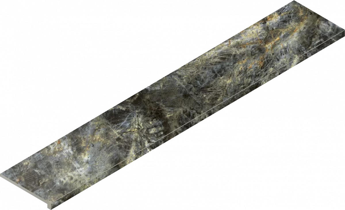 Ступени Италон Стелларис Мадагаскар Дарк фронтальная 620070002620 серый 33x160