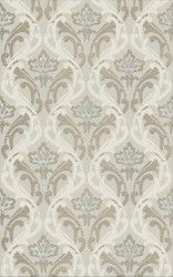 Керамическая плитка винтаж коричневый декор 02 25x40