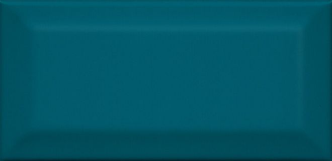 Керамическая плитка клемансо бирюзовый грань 7,4x15