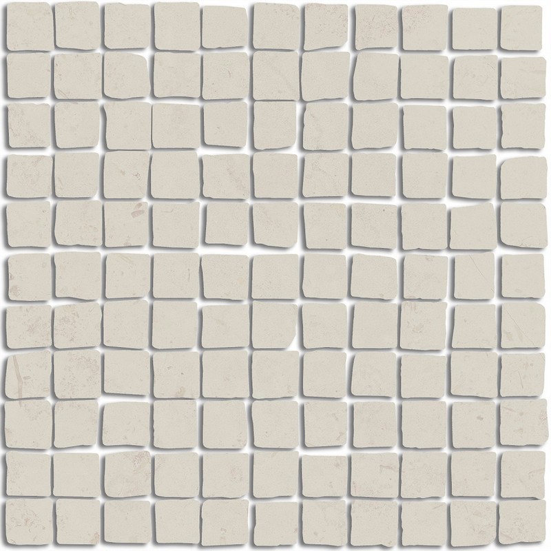 Керамическая плитка Декор kerama marazzi mbs006 Про Лаймстоун Спакко мозаичный бежевый светлый матовый 20x20