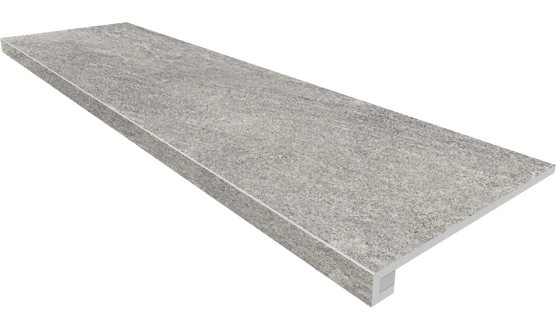 Ступени Комплект estima tn01 tramontana grey (Ступень 33x120 непол. прямоугол. бортик без насечек + Подступенок 14,5x120) 33x120