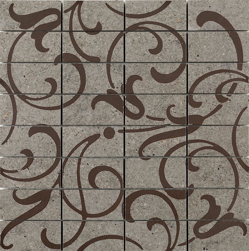 Керамогранит декор фьорд серый мозаичный dp168\011 30x30