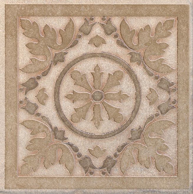 Керамогранит вставка принстаун светлый 14,7x14,7