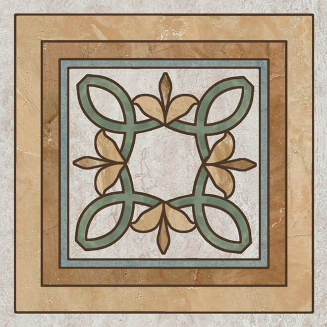 Керамогранит Декор Эвора 9,6x9,6