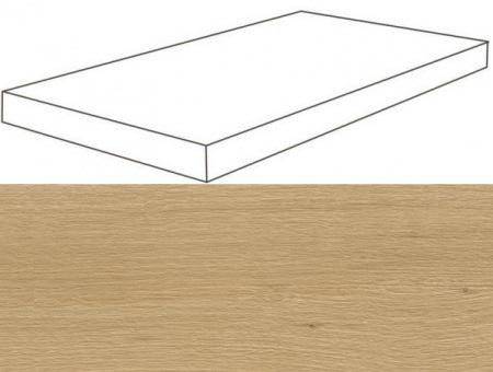 Ступени верити натурал угловая правая 33x120