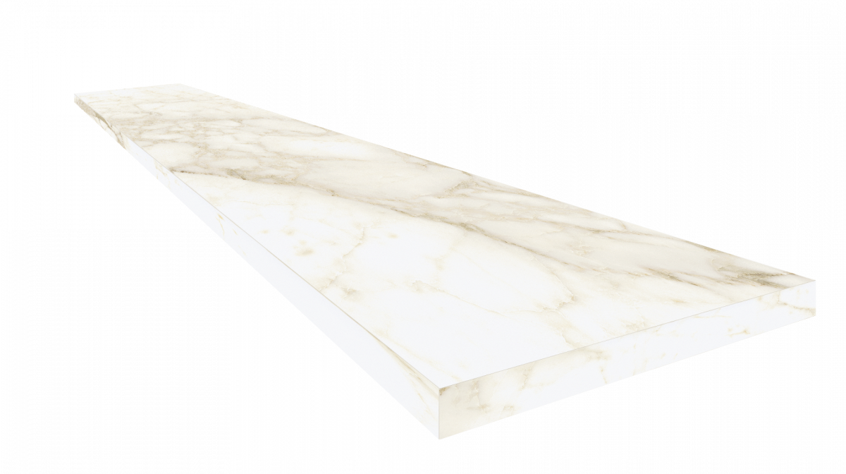 Ступени coliseumgres Микеланджело Ворм угловая правая 620070002500 белый 33x60